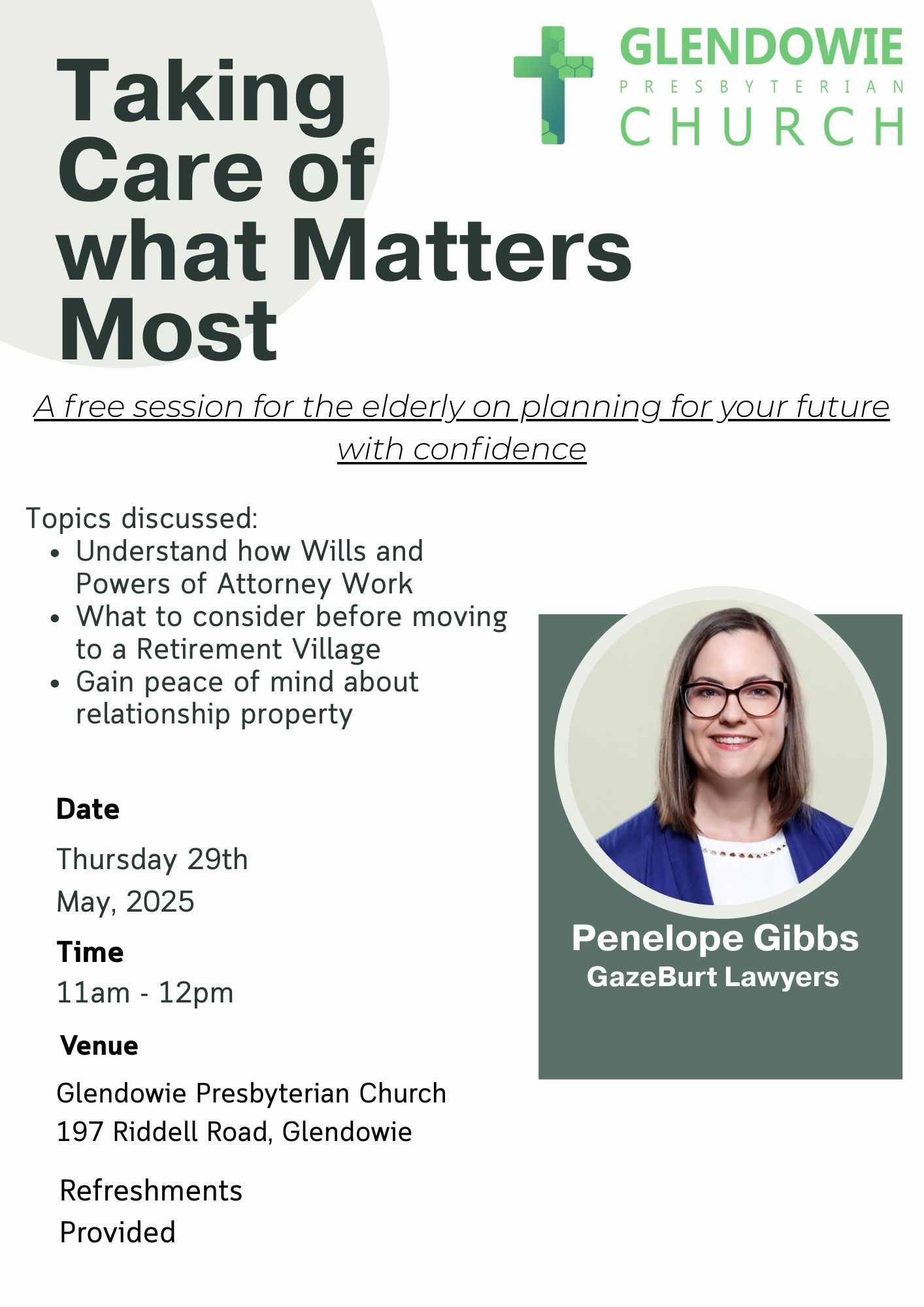 Penelope Gibbs Flyer